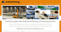 Desktop Screenshot of adamaxinc.com